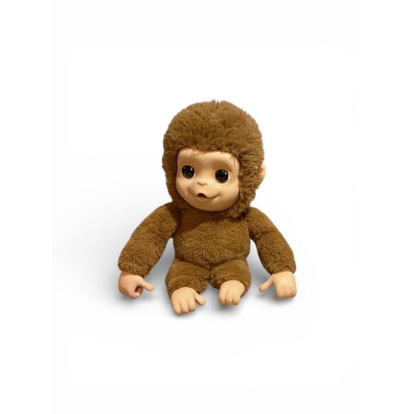Little Live Pets Brown Plush Monkey Interactive Toy - Picture 5 of 6